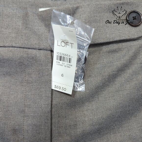 Loft Kate Classic Wide Leg Pants Size 6 - Picture 2 of 6